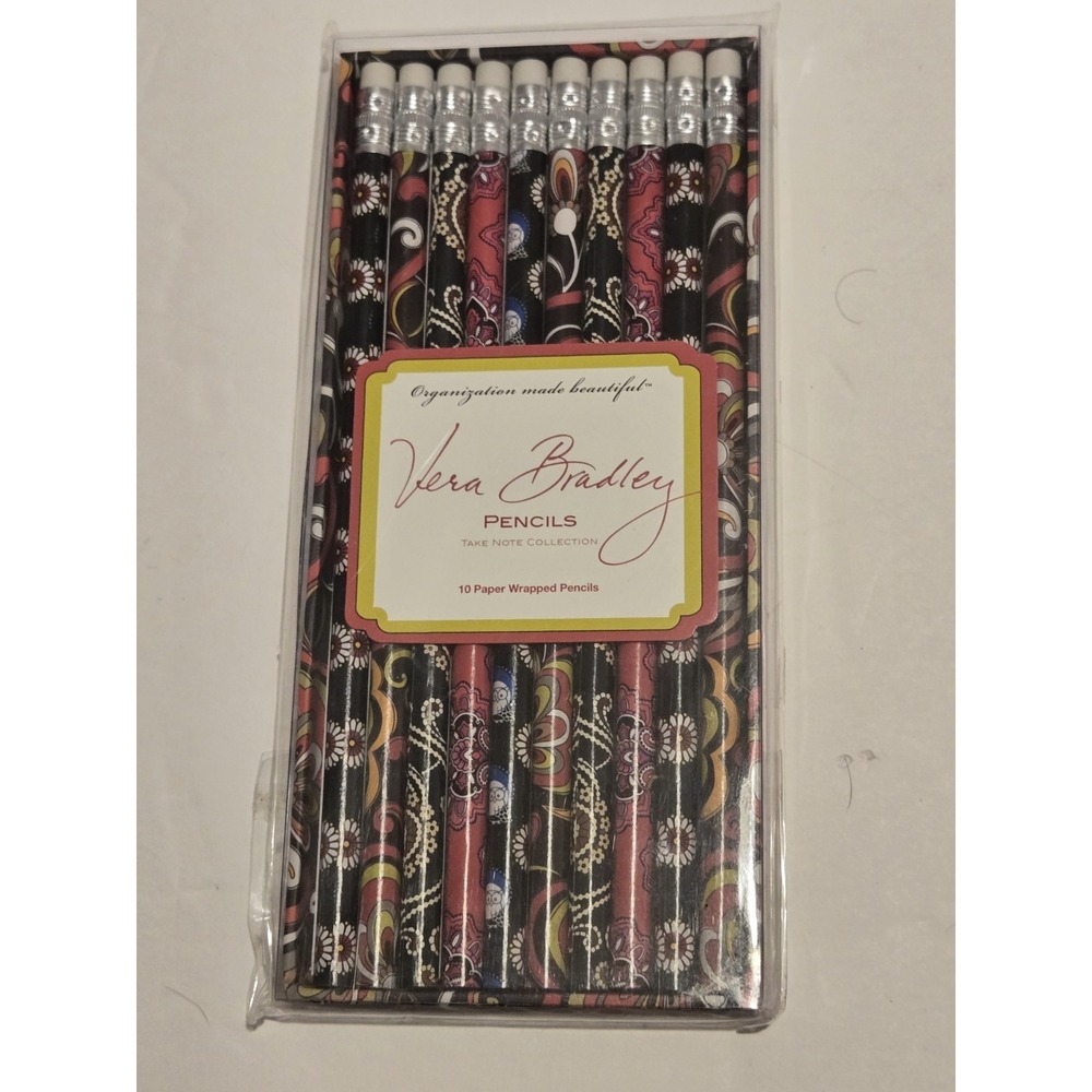Vera Bradley Paper Wrapped Patterned Pencils